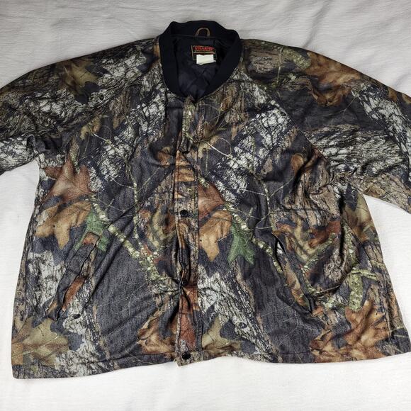 Vtg Stearns Jacket Mens Sz XXL Mossy Oak Hunter Woodlands Camo Y2k Fall Winter - Picture 10 of 16